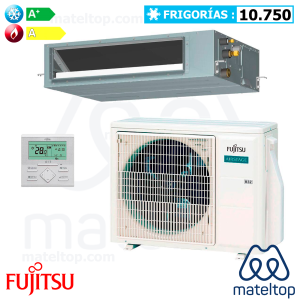 Aire acondicionado 1x1 Fujitsu ACY125-KA split conducto Inverter con bomba de condensados.