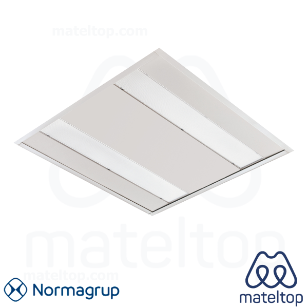 Pantalla Empotrada Nassel 3700lm. 24W. CRI: 80. 4000K. 73º. NS24B.