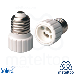 Portalámparas adaptador. De E27 a GU10/GZ10. 2A-250V~.