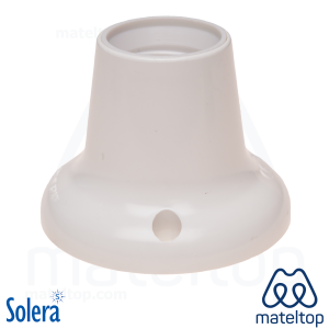 Portalámparas E-27 de superficie. 4A 250V. Zócalo recto.