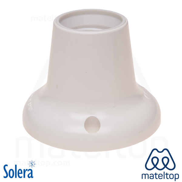 Portalámparas E-27 de superficie. 4A 250V. Zócalo recto.