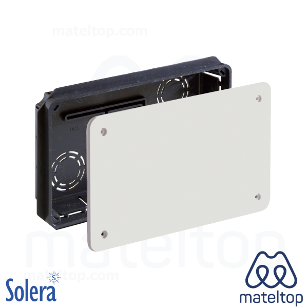 Caja de conexión de empotrar. De 170x100. Tapa con tornillos.