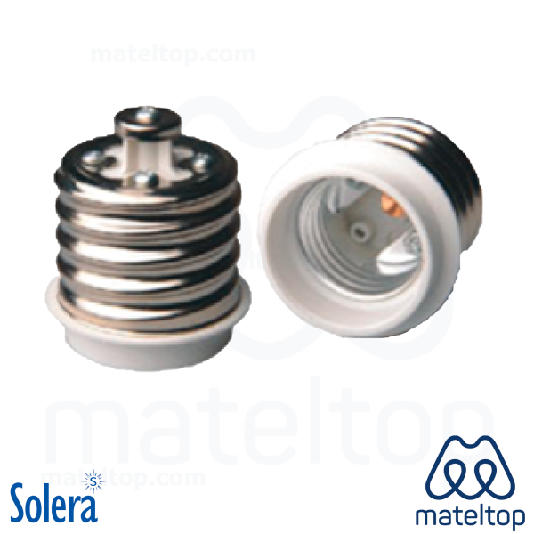 Portalámparas adaptador. De E40 a E27. 4A-250V~.