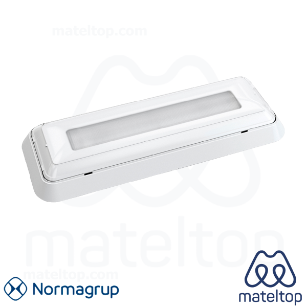 Luminaria emergencia DUNNA 110lm 230V 1h no permanente 322x120x45mm blanco D-100L.