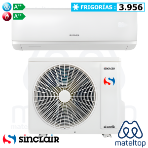 Aire Acondicionado Split Serie RAY 3.956 frigorías - Sinclair RAY18.