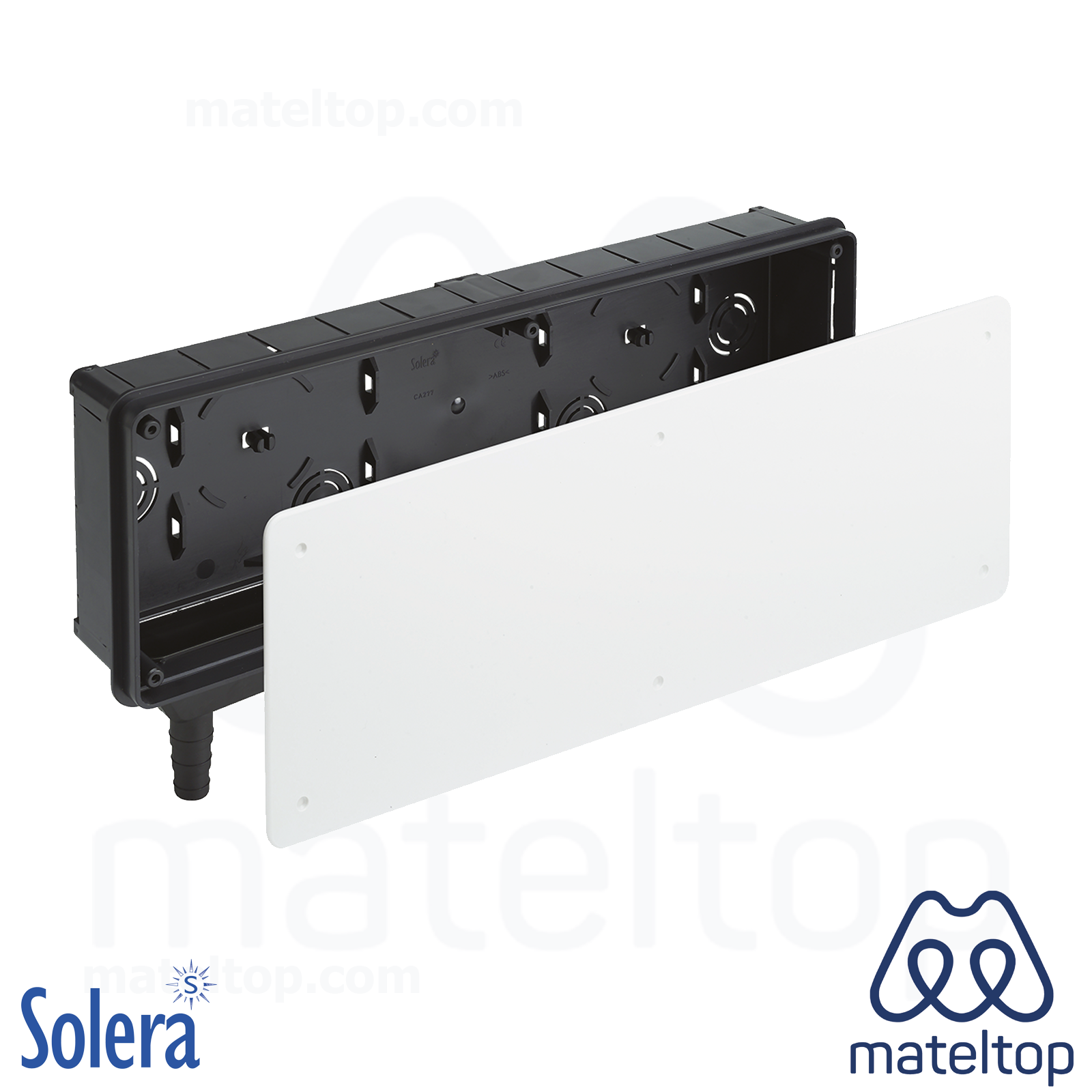 Caja de empotrar para preinstalación de aire acondicionado.