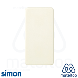 Interruptor unipolar 10 AX 250V~ de medio elemento con sistema de embornamiento rápido marfil Simon 27 Play.